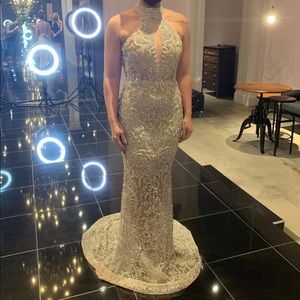 Portia and Scarlett Couture Fully Beaded Gown